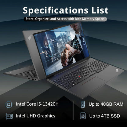 Lenovo E16 ThinkPad i5-13420H 40GB 1TB SSD Laptop