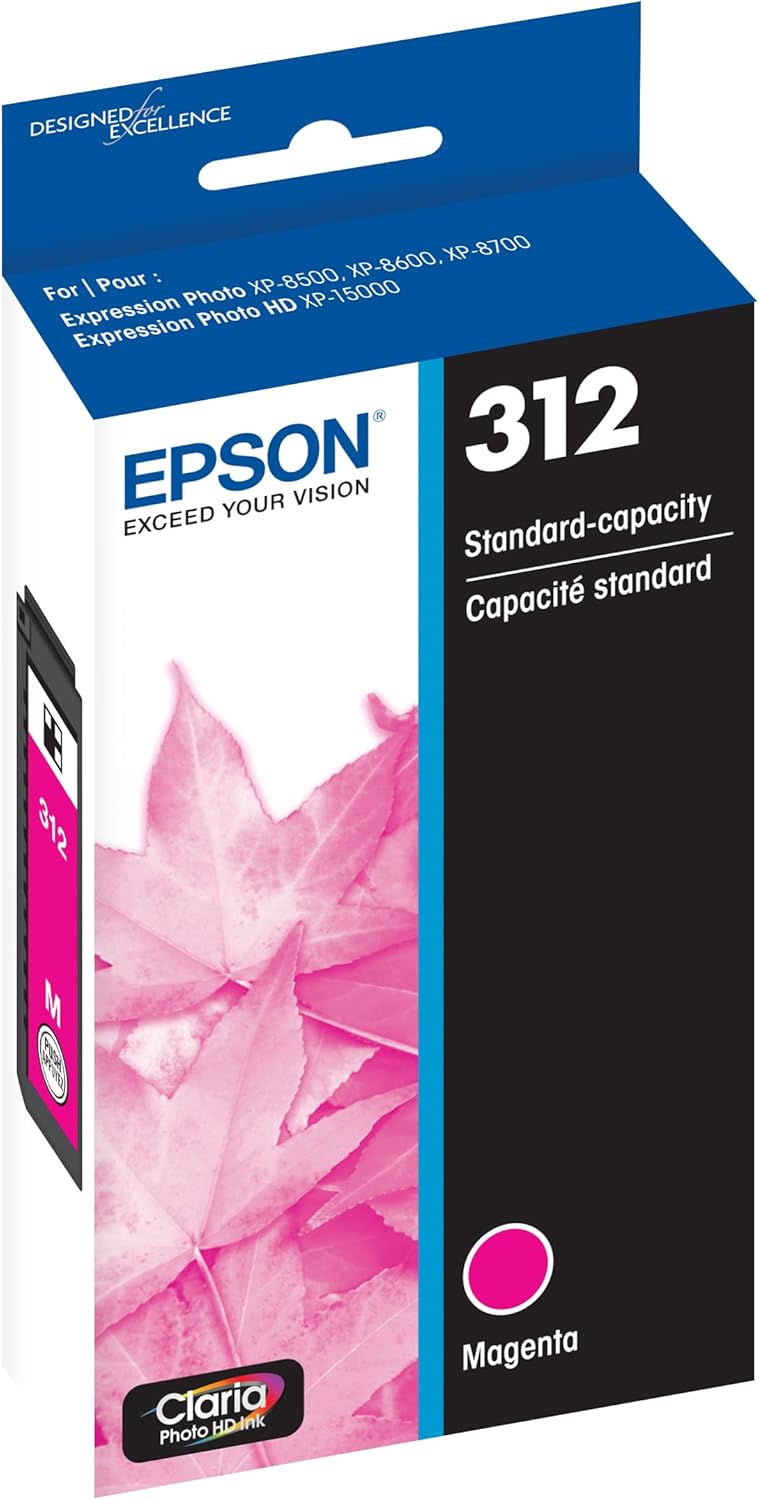Epson T312320-S Claria Photo HD Magenta Ink Cartridge