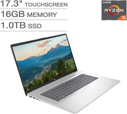 HP 17-cp3055cl 17" Touchscreen Laptop 64GB RAM Bundle