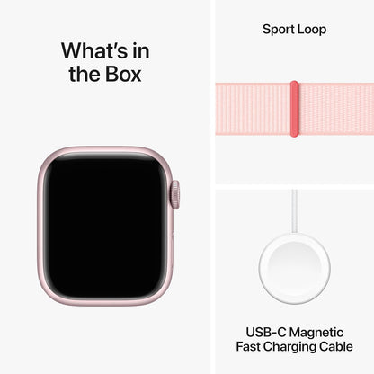 Apple Watch Series 9 41mm GPS - Pink Aluminum, Light Pink Band