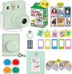 Fujifilm Instax Mini 12 Instant Camera Mint Bundle