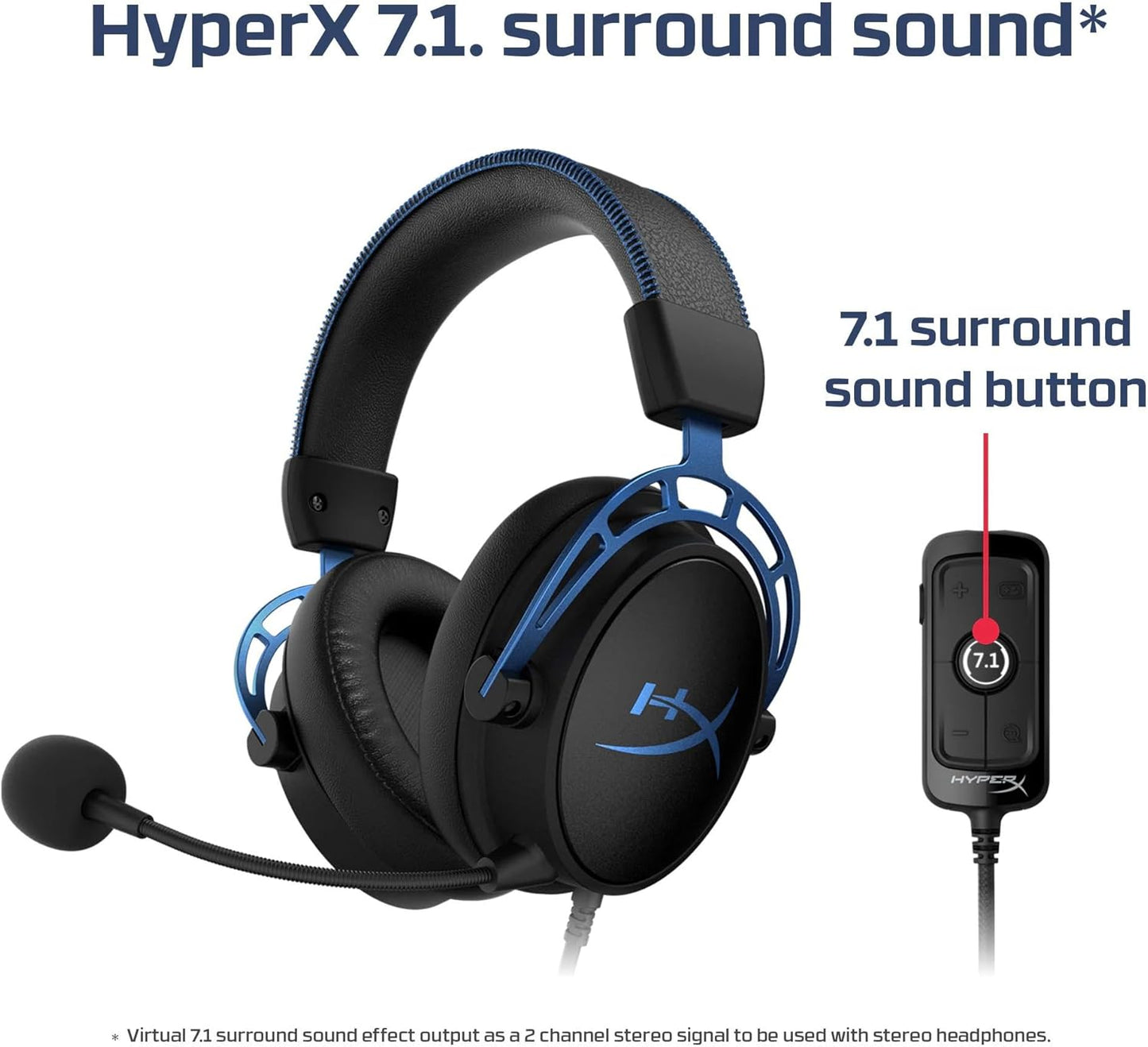 HyperX 4P5L3AA Cloud Alpha S Black-Blue Gaming Headset