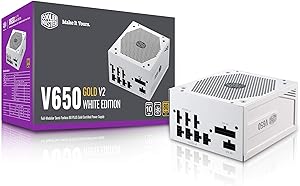 Cooler Master MPY-650V-AGBAG-US V650 Gold White Edition V2 PSU — main product image
