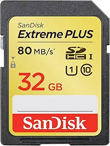 SanDisk SDSDXS-032G-A46 Extreme Plus SDHC Card — main product image