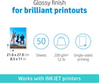 HP Q8723A Everyday Glossy Photo Paper 8.5x11, 50 Sheets