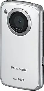 Panasonic HM-TA2W Shoot & Share HD Camcorder - White — main product image