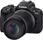 Canon 5811C022 EOS R50 Mirrorless Camera with RF-S 18-45mm & 55-210mm Lenses