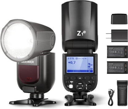 Neewer Z1-N TTL Round Head Flash Speedlite Kit