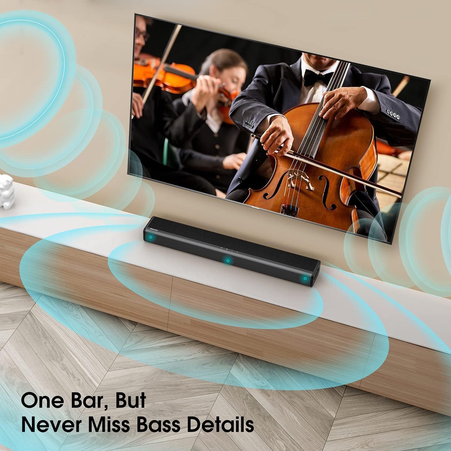 Hisense HS214 Soundbar 2.1ch Subwoofer Renewed