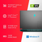 Alienware AWM15R7-7693BLK-PUS m15 R7 RTX 3060 Gaming Laptop