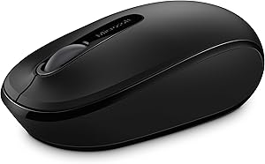 Microsoft U7Z-00003 Wireless Mobile Mouse 1850 - Black — main product image