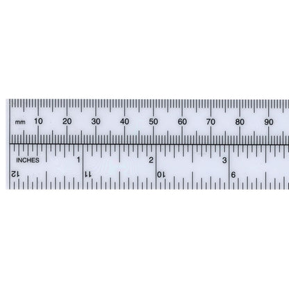 Westcott M-109 Metric/Inch Ruler 30cm Opaque