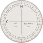 Westcott 255 360-Degree Protractor Compass
