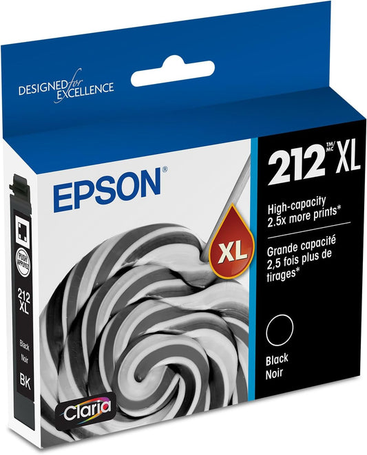 Epson T212XL120-S 212XL High Capacity Black Ink Cartridge