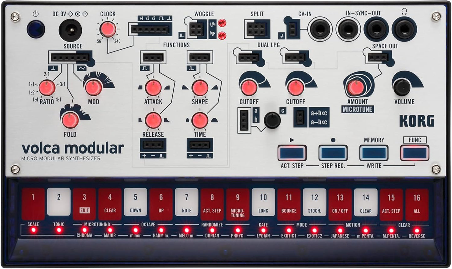 Korg VOLCAMODULAR Semi-Modular Analog Synthesizer Sequencer