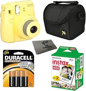 Fujifilm Instax Mini 8 Instant Camera Set Yellow