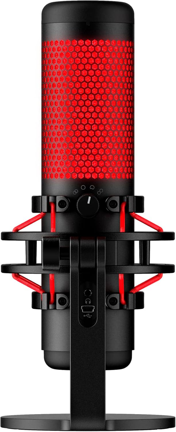 HP 4P5P6AA HyperX QuadCast Rouge Microphone
