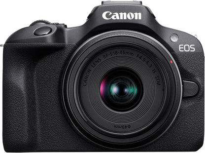 Canon 6052C022 EOS R100 Mirrorless Camera with 18-45mm & 55-210mm Lens Kit