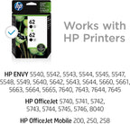 HP T0A52AN#140 62 Black Ink Cartridge 2-Pack