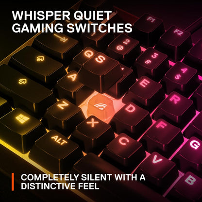 SteelSeries Apex 3 TKL RGB Gaming Keyboard - Compact Tenkeyless Design