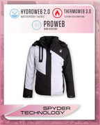 Spyder Snow Ski Jacket Girls' 3-in-1 Reversible Winter Coat