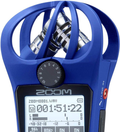 Zoom H1n Handy Recorder Blue - Portable Audio