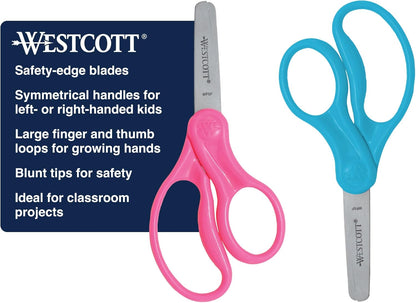 Westcott 13168 Kids Blunt Scissors 2-Pack