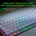 Razer RZ03-03390300 Huntsman Mini 60% Clicky Optical Keyboard - Mercury White Renewed