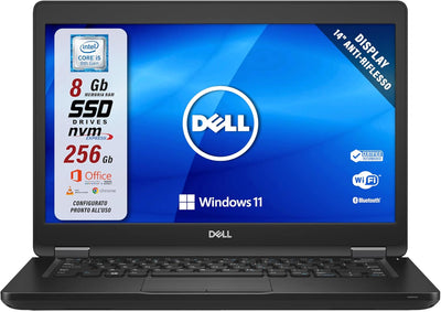 Dell XXPKH Latitude 5490 Laptop i5-8250U 256GB SSD - Black