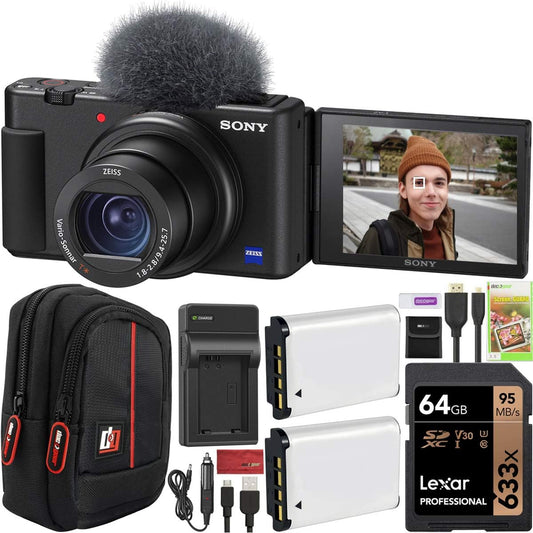 Sony E3SNDCZV1B ZV-1 Vlogging Camera Kit - 4K, Bundle
