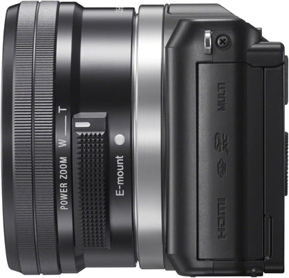 Sony ILCE5000L/B Alpha a5000 Mirrorless Camera with 16-50mm Lens