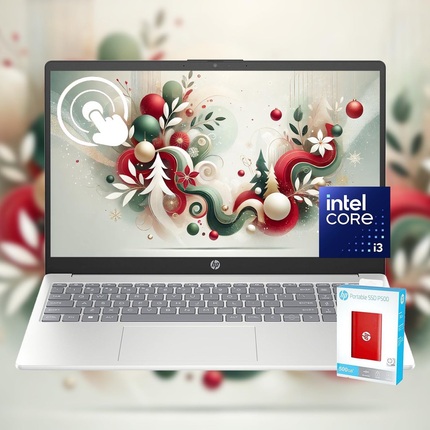 HP Essiential 15.6" Touchscreen Laptop - 64GB RAM, 1TB SSD + 512GB SSD, i3