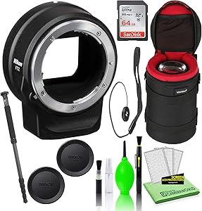 Nikon 4185 FTZ Lens Mount Adapter Bundle for Z-Series