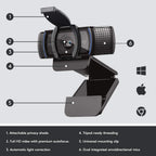 Logitech C920e HD 1080p Zoom Certified Webcam