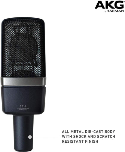 AKG C214-cr Large Diaphragm Condenser Microphone (Renewed)