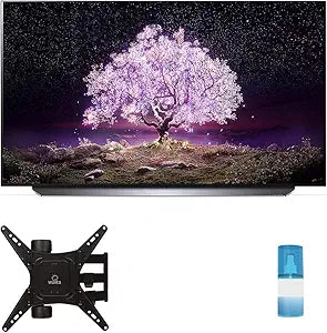 LG OLED65C1PUB 65" 4K OLED C1 Series Smart TV Bundle