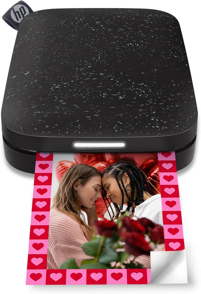 HP 1AS86A#B1H Sprocket Instant Photo Printer, Black