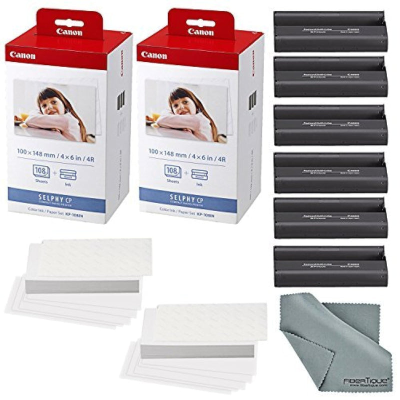 Canon PS-KP-108IN-X2 Color Ink & Paper Set 216 Sheets — main product image