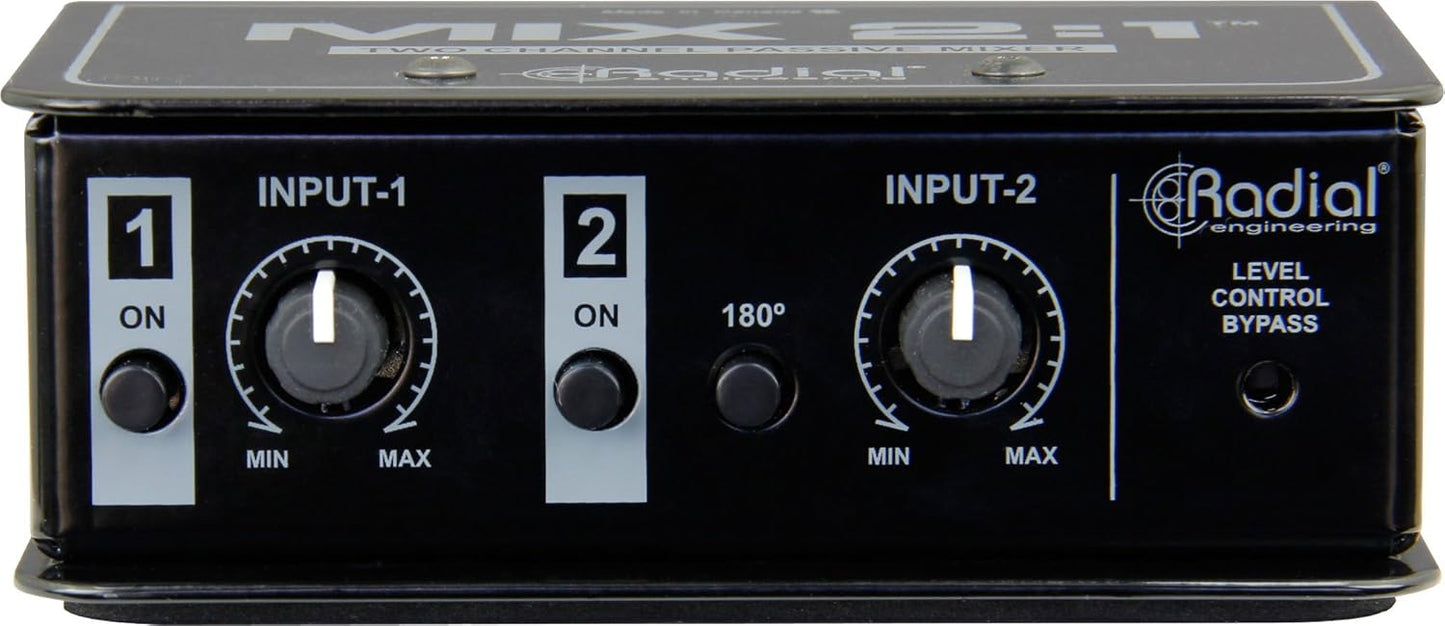 Radial Engineering 4334432736 Mix 2:1 Passive Mono Mixer