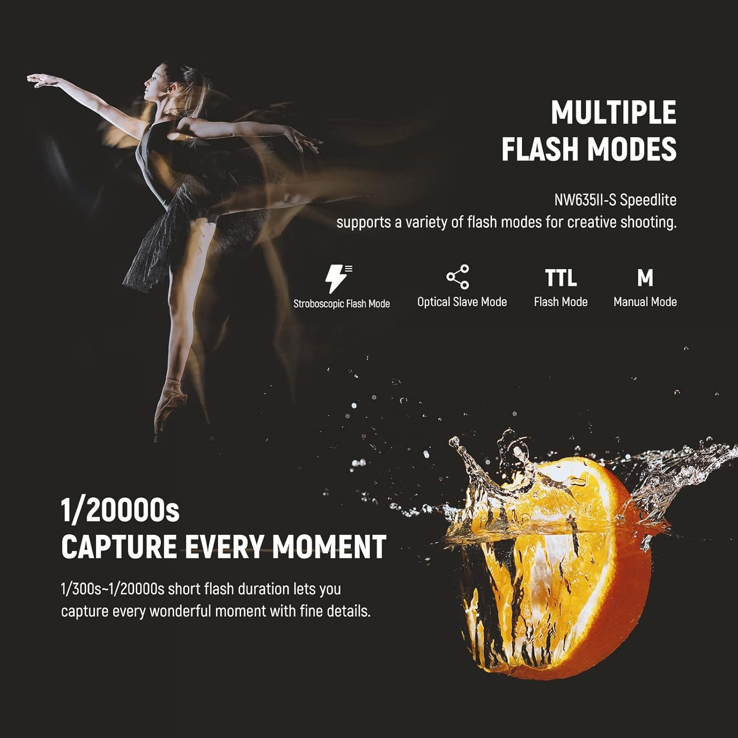 Neewer 10101910 NW635II-N TTL Speedlite Flash for Nikon