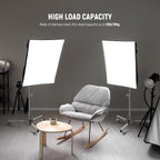Neewer 10103529 Heavy Duty Light Stand with Casters