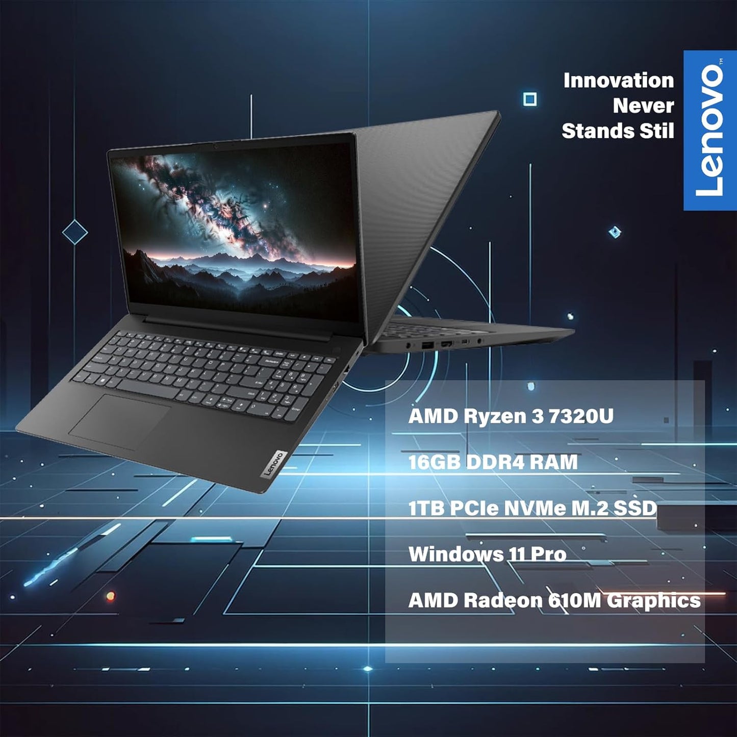 Lenovo Premium Business Laptop Ryzen 3 16GB RAM 1TB SSD