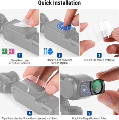 Neewer 10104777 Magnetic CPL Filter DJI Osmo Pocket 3