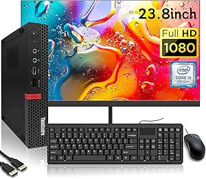 Lenovo ThinkCentre M720q Tiny PC Set: i5-8500T, 16GB, 256GB, Monitor