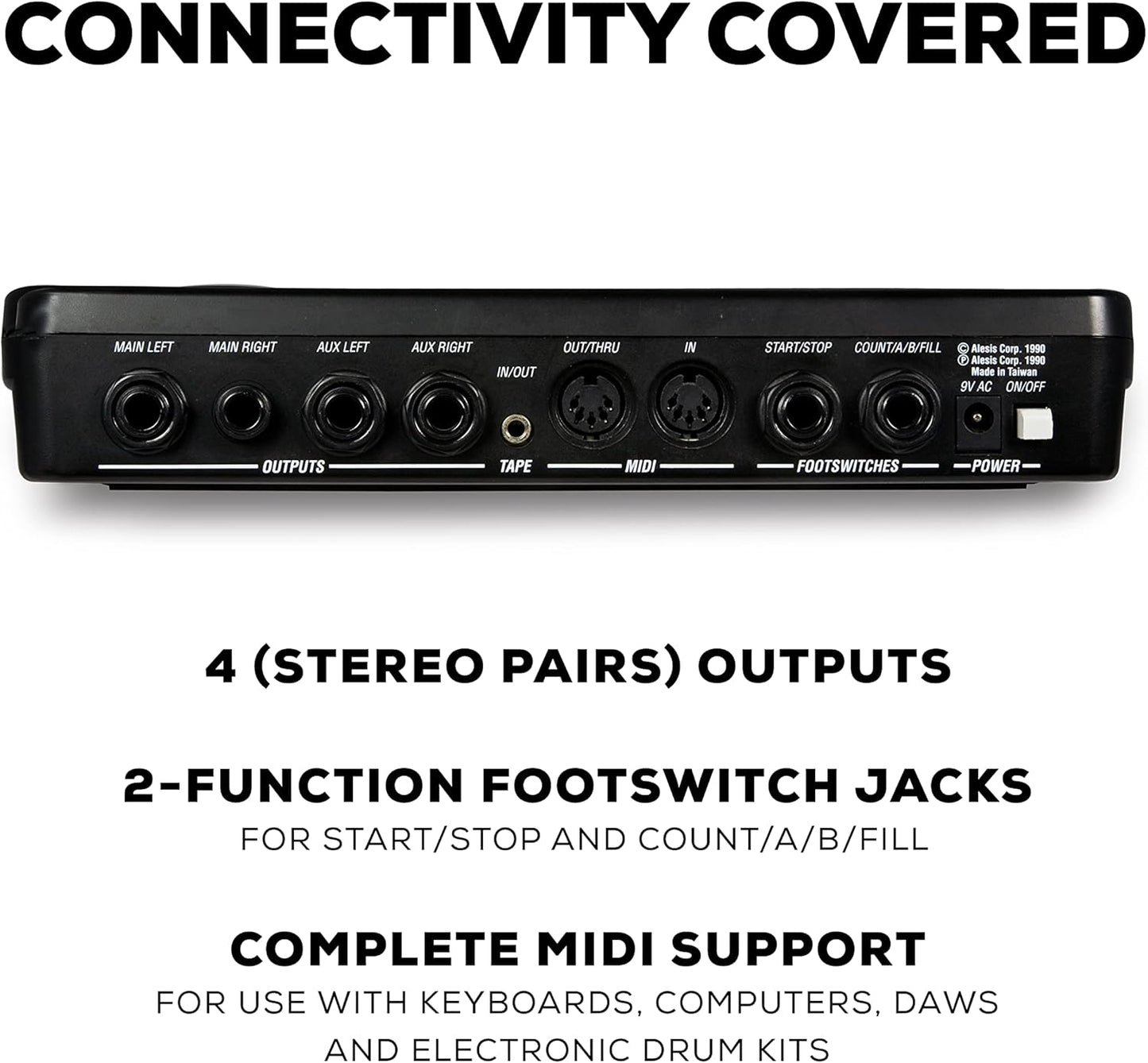 Alesis SR16 Studio Drum Machine with Effects and Sounds