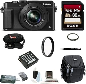 Panasonic DMC-LX100K Lumix: 4K Compact Camera Bundle — main product image