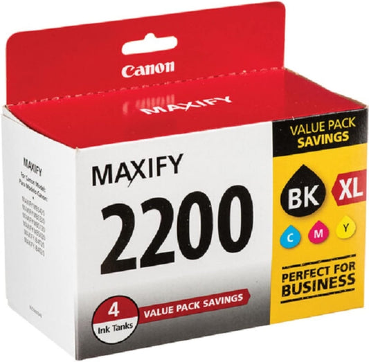 Canon 9255B005 PGI-2200 XL Ink Cartridge Value Pack