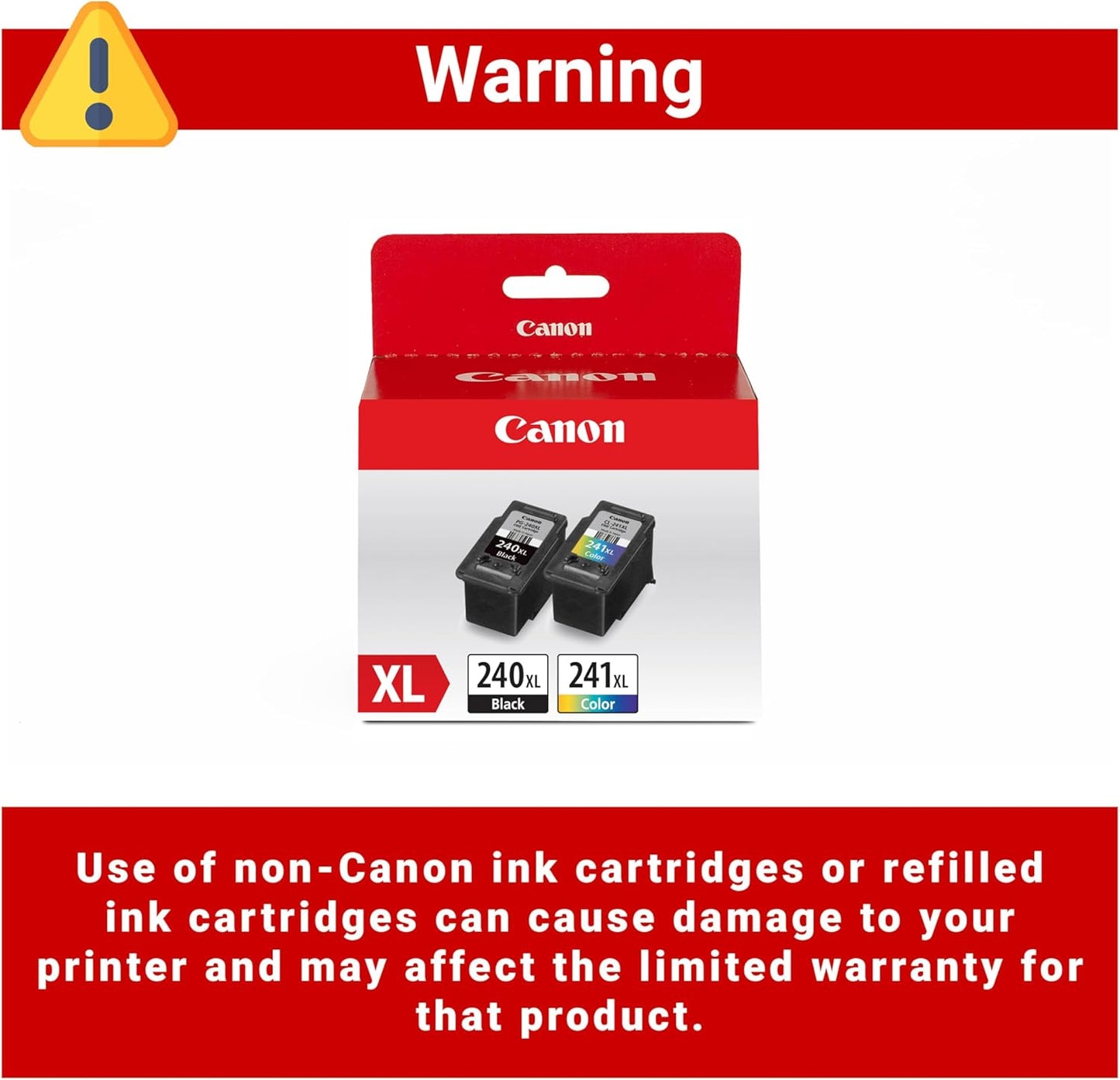 Canon 5206B031 PG-240 XL/CL-241 XL Ink Value Pack - Genuine