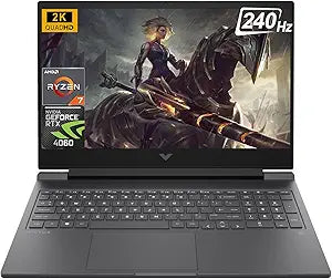 HP Victus Gaming Laptop, Ryzen 7-7840HS, RTX 4060, 64GB, 1TB SSD, 240Hz — main product image