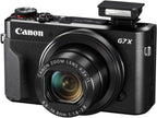 Canon G7 X Mark II PowerShot Digital Camera Bundle (Renewed)